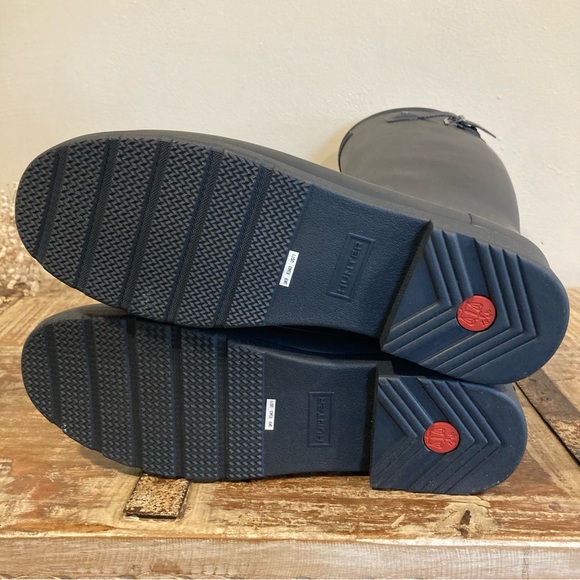 Hunter Women’s Original Refined Navy Rain Boots Sz 11 NWOB WFT1071RMA - Picture 5 of 16